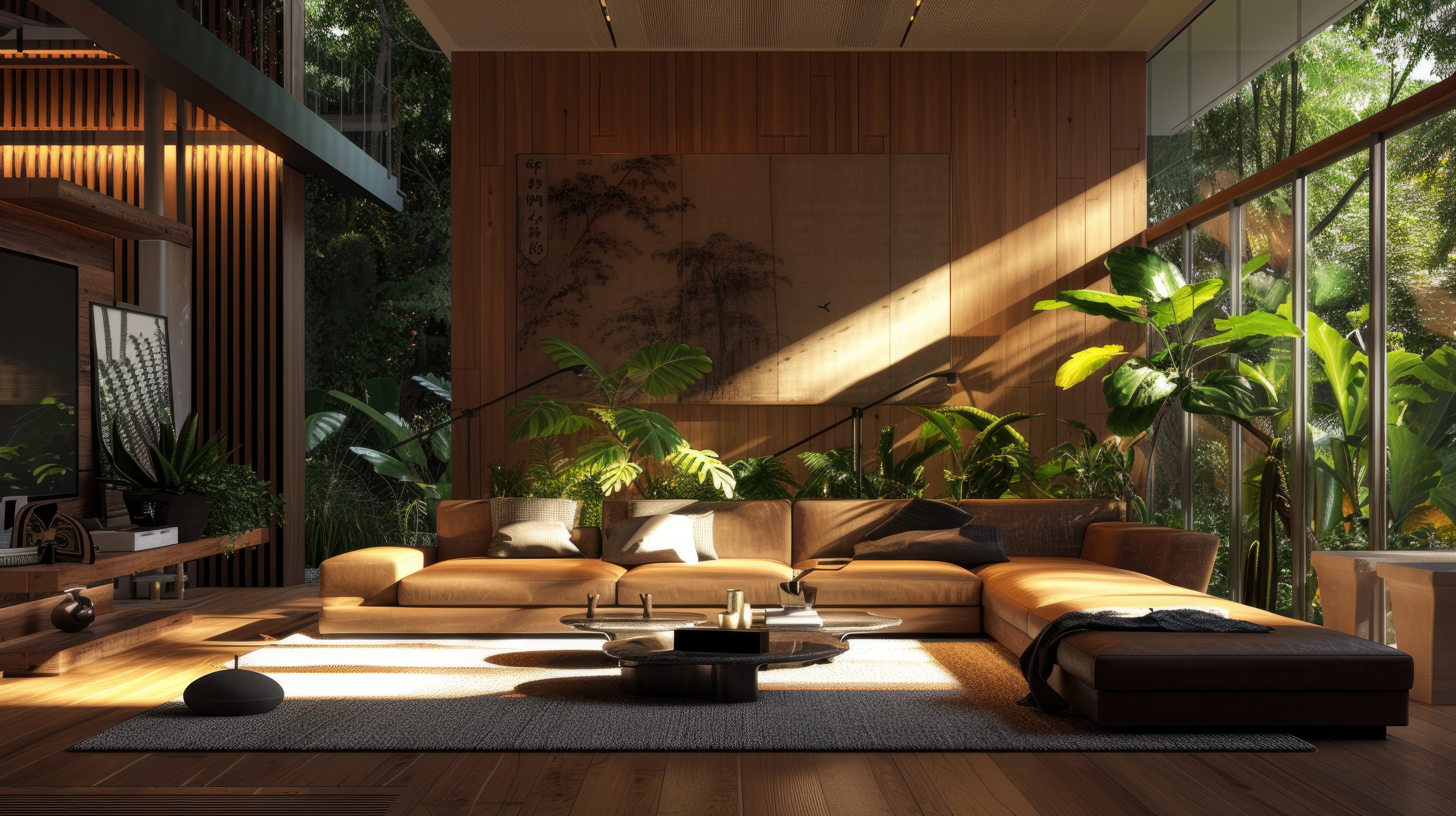 Modern architecture at night
